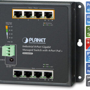 Switch 8x10/100/1000 +4P PoE+
