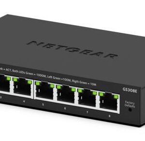 NETGEAR 300 Series SOHO Plus GS308E - Sw