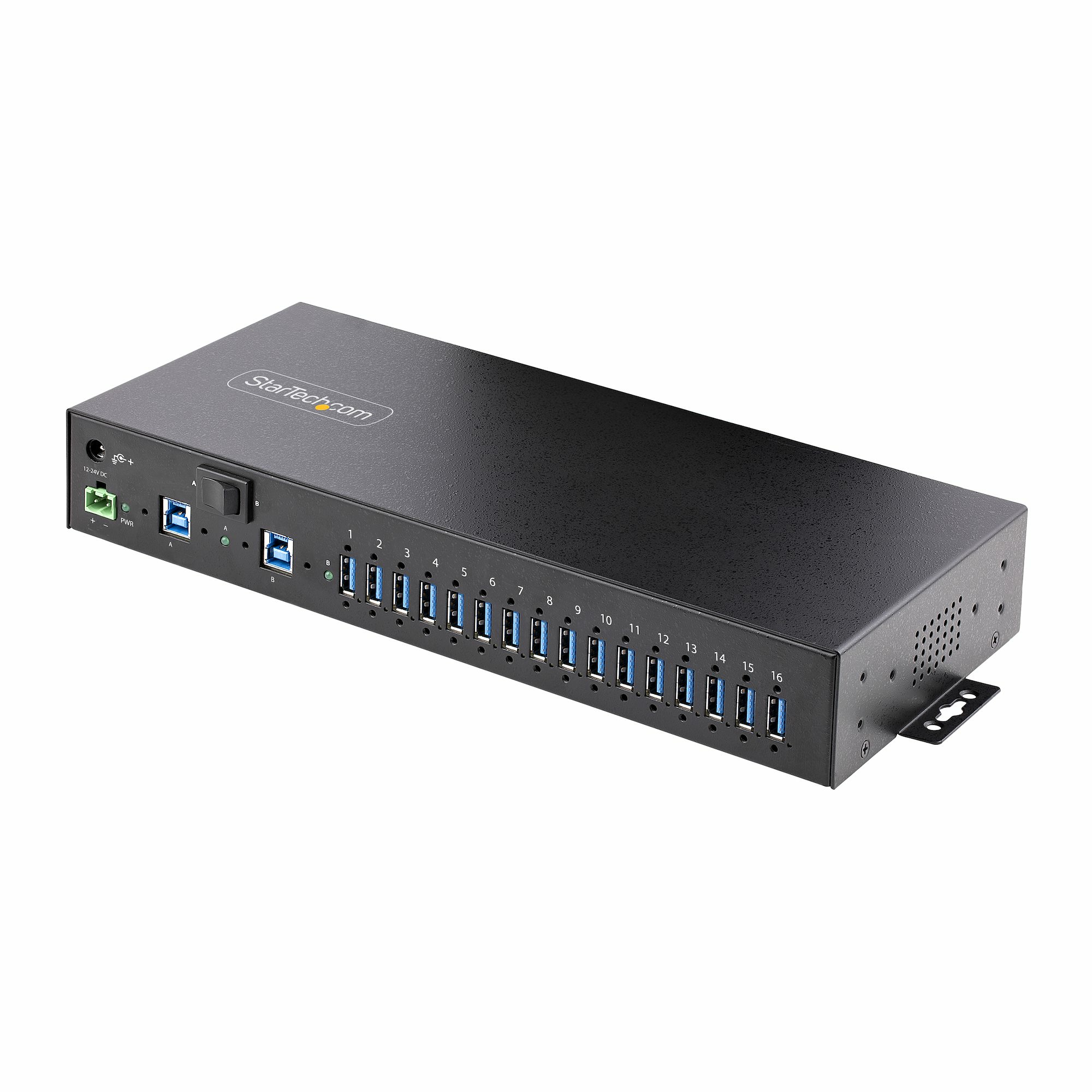 StarTech.com 16-Port Industrial USB 5Gbp