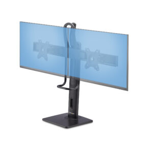 Crossbar Dual Monitor Desk Stand, 27in