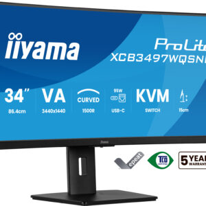 34" UW Curved VA-panel, 3440x1440@120Hz,