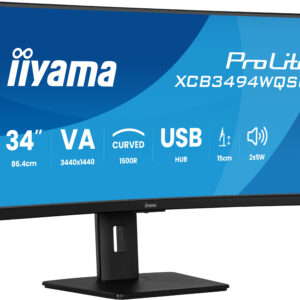 34" UW Curved VA-panel, 3440x1440@120Hz,