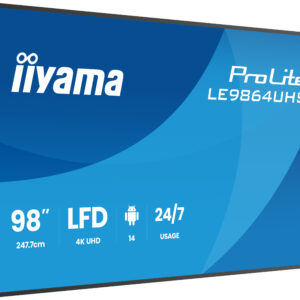 98" 3840x2160, UHD VA DLED panel, Haze 2