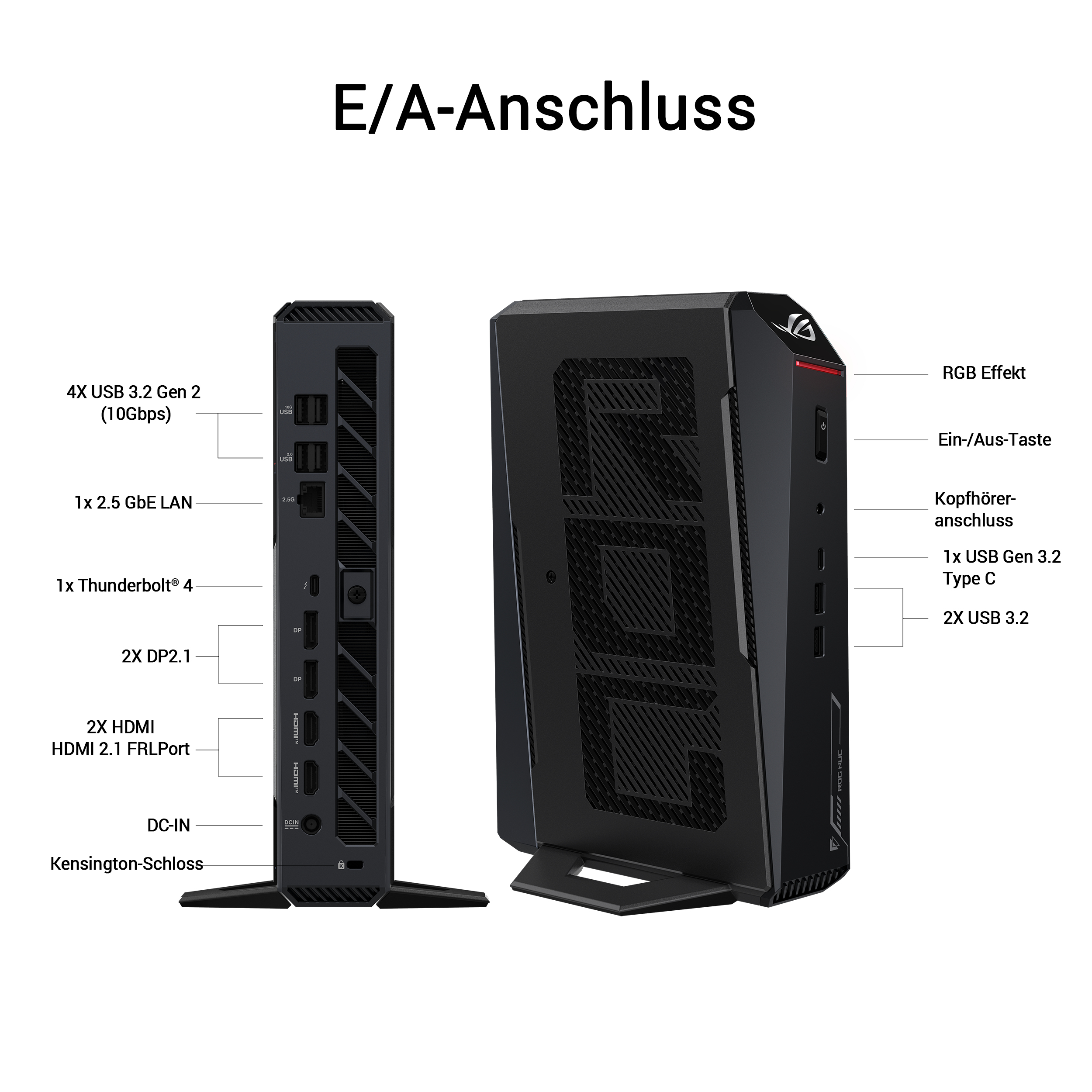 ASUS ROG NUC RNUC15JNK9X28AA2 - Mini-PC