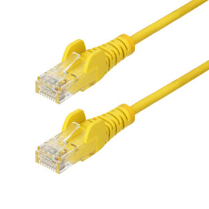 StarTech.com 50cm Yellow Slim CAT6 Ether