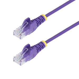 StarTech.com 2.5m Purple Slim CAT6 Ether