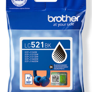 Brother LC521BK - Schwarz - original - K