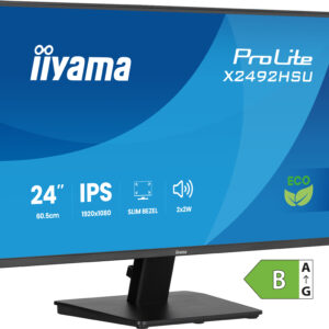 24" IPS 4-side slim bezel, Green Choice,