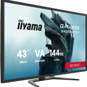 43" VA-panel, Pro-Gaming, G-Master Red E