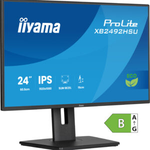 24" IPS 4-side slim bezel, Green Choice,