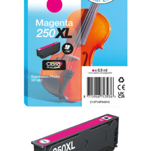 Epson 250XL - 8.9 ml - XL - Magenta - or