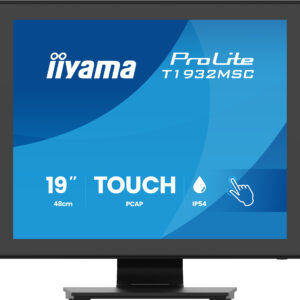 19" PCAP Bezel Free Front, 10P Touch, IP