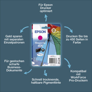 Epson 406 - 6 ml - Magenta - original -
