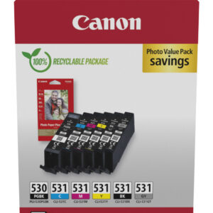 Canon PGI-530/CLI-531 PGBK/C/M/Y/BK/GY P