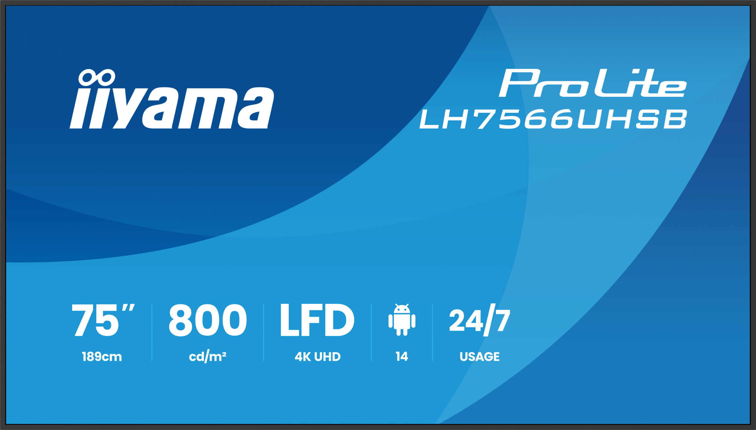 75" 3840x2160, 4K UHD VA panel, Haze 25%