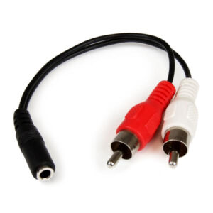 StarTech.com 15cm Audio Kabel 3,5mm Klin