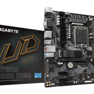 GIGA B760M DS3H DDR4 S1700/DDR4/2xDP-HDMI-VGA/Type-C/µATX