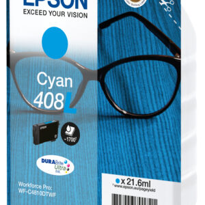 Epson 408L - 21.6 ml - Cyan - original -