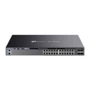 19" PoE+ Swit. 24xGb 4xSFP+ L3