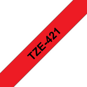 Brother TZe-421 - Selbstklebend - schwar