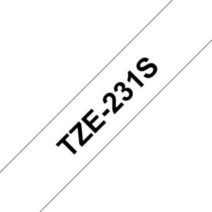 Brother TZe-231S2 - Schwarz auf Weiß - R
