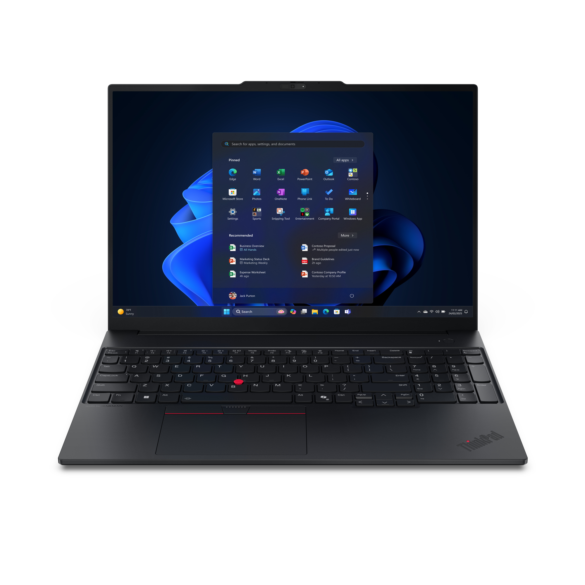 Lenovo ThinkPad E16 Gen 3 22AY - 180°-Sc