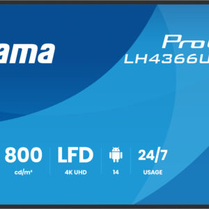 43" 3840x2160, 4K UHD VA panel, Haze 25%
