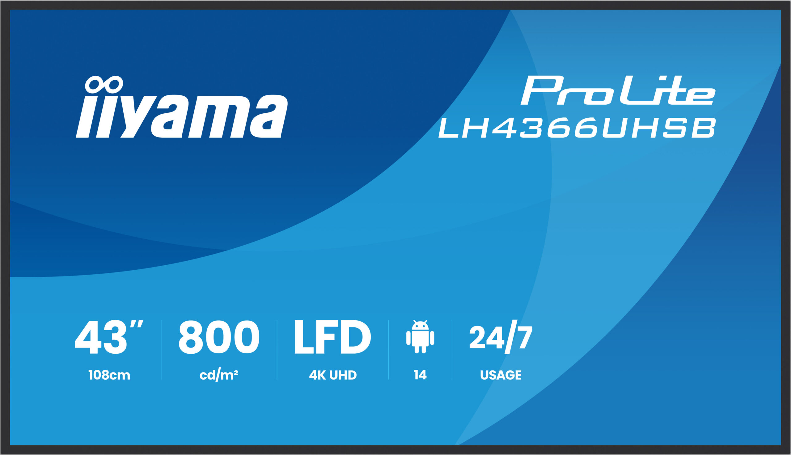 43" 3840x2160, 4K UHD VA panel, Haze 25%