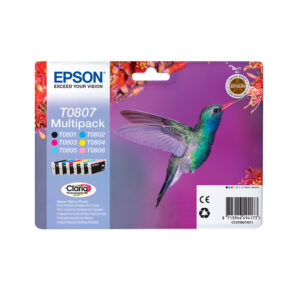 Tinte / T0807 / Blister / cmyk, light ma