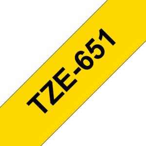Brother TZe-651 - Selbstklebend - Schwar