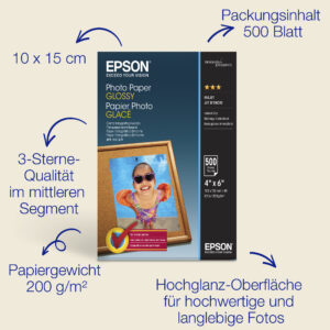 Epson - Glänzend - 102 x 152 mm - 200 g/