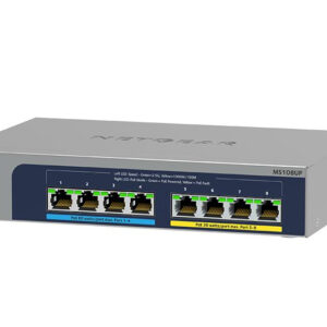 MS108UP 8-Port Ultra60 PoE++ Multi-Gigab