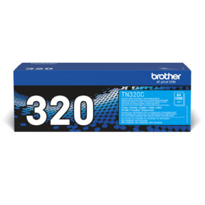 Brother TN320C - Cyan - original - Toner