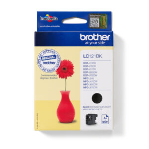 Brother LC121BK - Schwarz - original - T