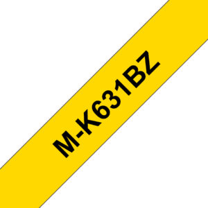 Brother M-K631BZ - Schwarz auf Gelb - Ro