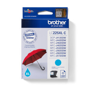 Brother LC225XLC - Cyan - original - Tin