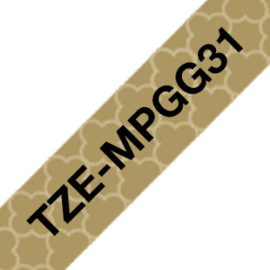 Brother TZe-MPGG31 - Schwarz auf goldene