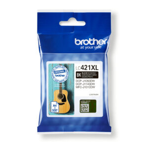 Brother LC421XLBK - Hohe Ergiebigkeit -