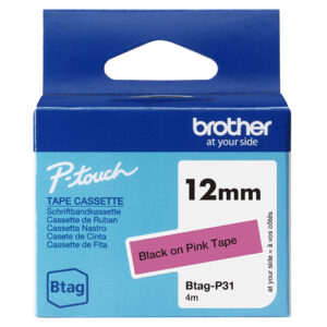 Brother BTAG-P31 - Schwarz auf Pink - Ro