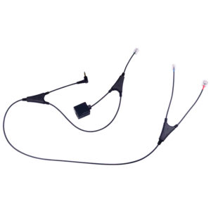 JABRA Link EHS Adapter - Aktualisierte Version vom Kabel 14201-36 für die 80x9 Serie der digitalen Telefone von Alcatel Lucent Enterprise.