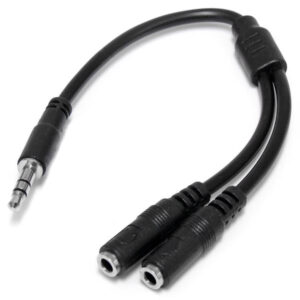 StarTech.com 3,5mm Klinke Y-Splitter Kab