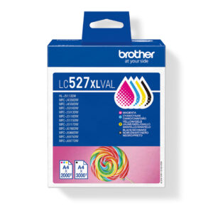 Tinte Brother LC527XLVAL Value Pack 3.000 Seiten