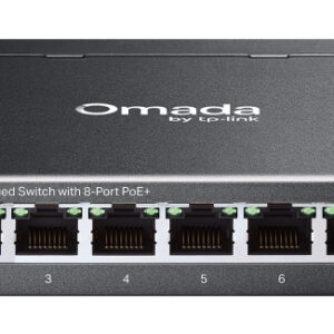 TP-LINK Switch Omada ES208GP 8xGBit PoE+ Managed
