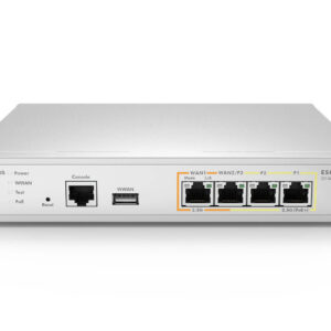 Cloud Managed SD-WAN Security Gateway with Quad Core 2.2GHz and 4x 2.5G ports• ESG610