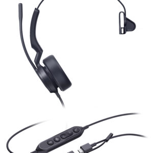 Yealink Headset - UH44 Mono Teams USB-C/A