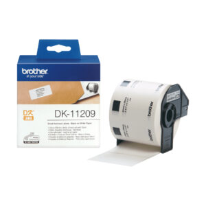 Brother DK-11209 - Schwarz auf Weiß - 80