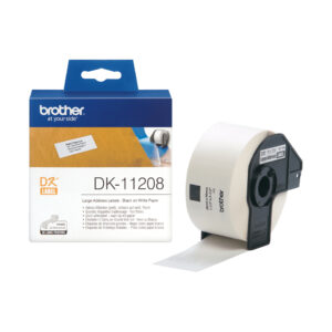 Brother DK-11208 - Schwarz auf Weiß - 40
