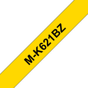Brother M-K621BZ - Schwarz auf Gelb - Ro