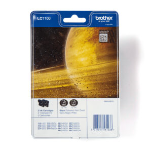Brother LC1100BKBP2 - 2er-Pack - Schwarz