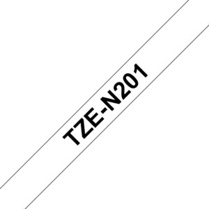 Brother TZe-N201 - Schwarz auf Weiß - Ro